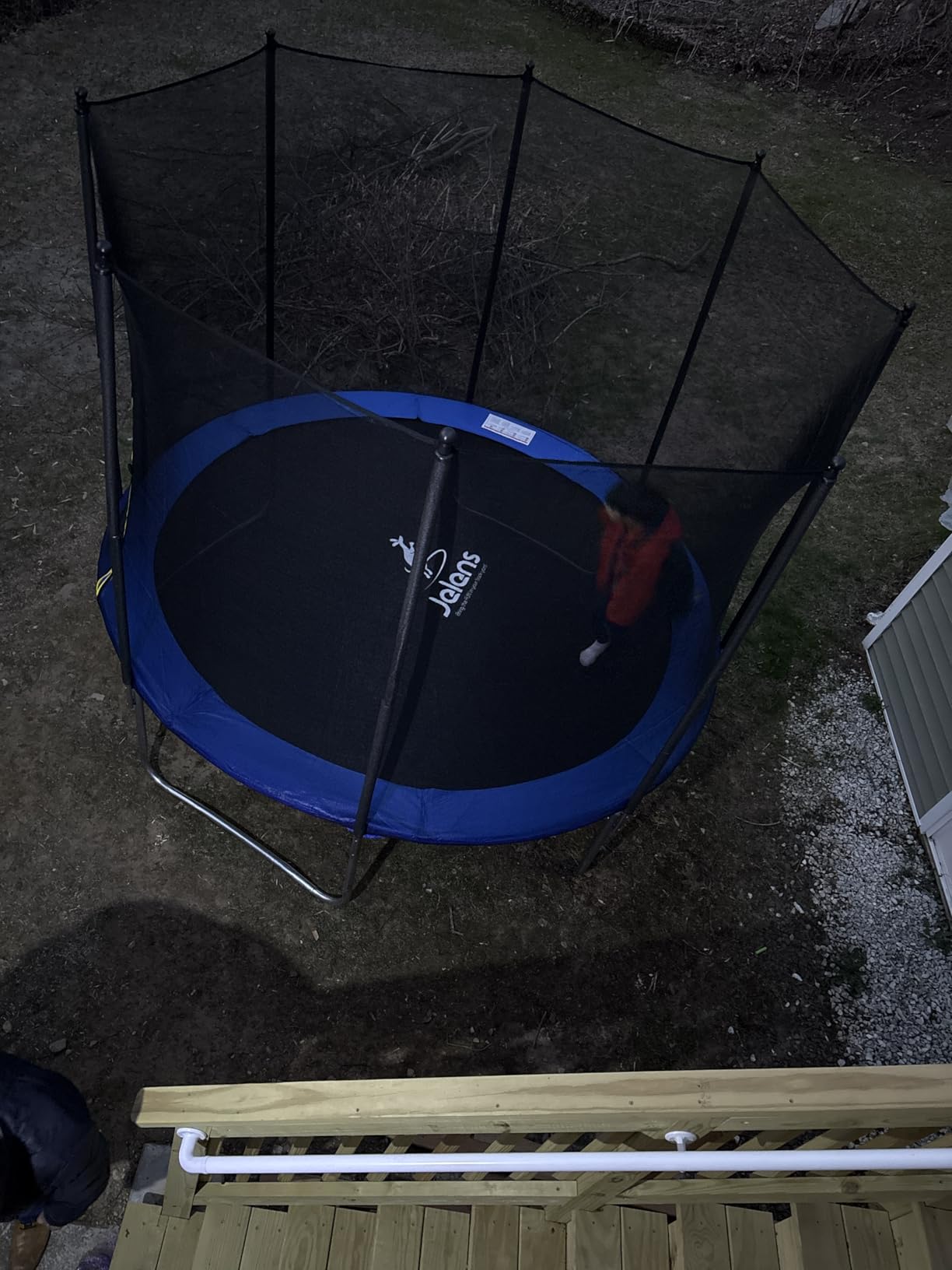 JELENS Trampoline 8FT 10FT 12FT 14FT 15FT, Outdoor Trampolines with Enclosure Net, Recreational Anti-Rust Trampolines for Kids and Adults, ASTM Approved customer photo 1