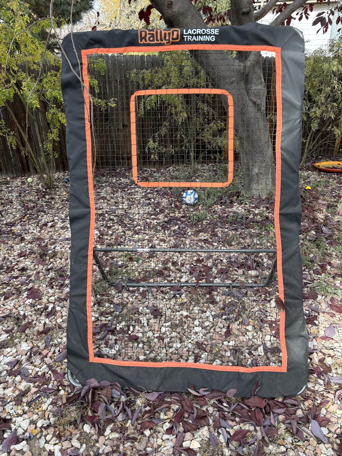 Lacrosse Rebounder Bounce Back Net for Backyard, 5 Angles, 4x6FT/4x7 FT | Anti-Rust Steel Frame, Target Stripes, Ground Stakes, Color Box, Lax, Volleyball, Baseball & Soccer Training customer photo 1