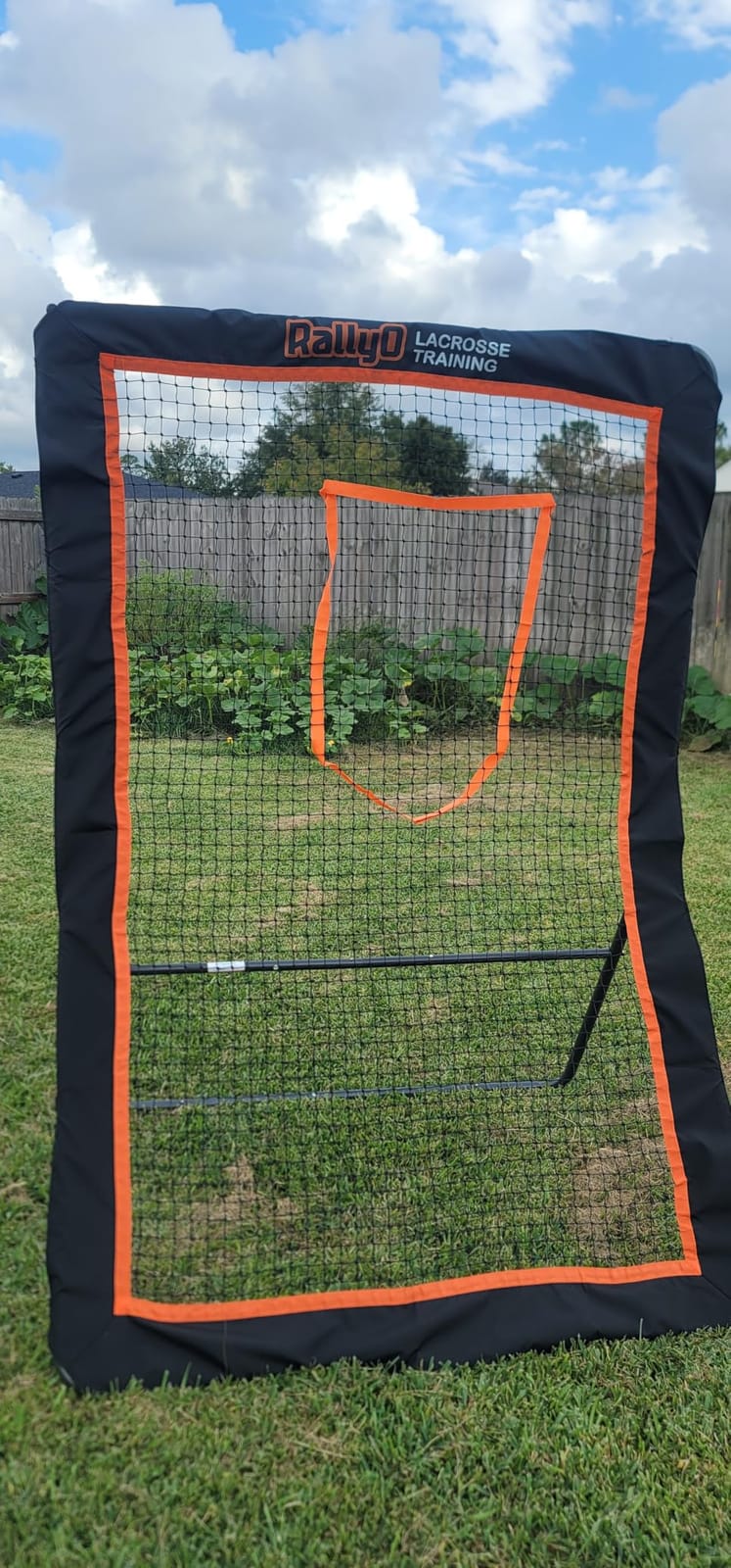 Lacrosse Rebounder Bounce Back Net for Backyard, 5 Angles, 4x6FT/4x7 FT | Anti-Rust Steel Frame, Target Stripes, Ground Stakes, Color Box, Lax, Volleyball, Baseball & Soccer Training customer photo 2