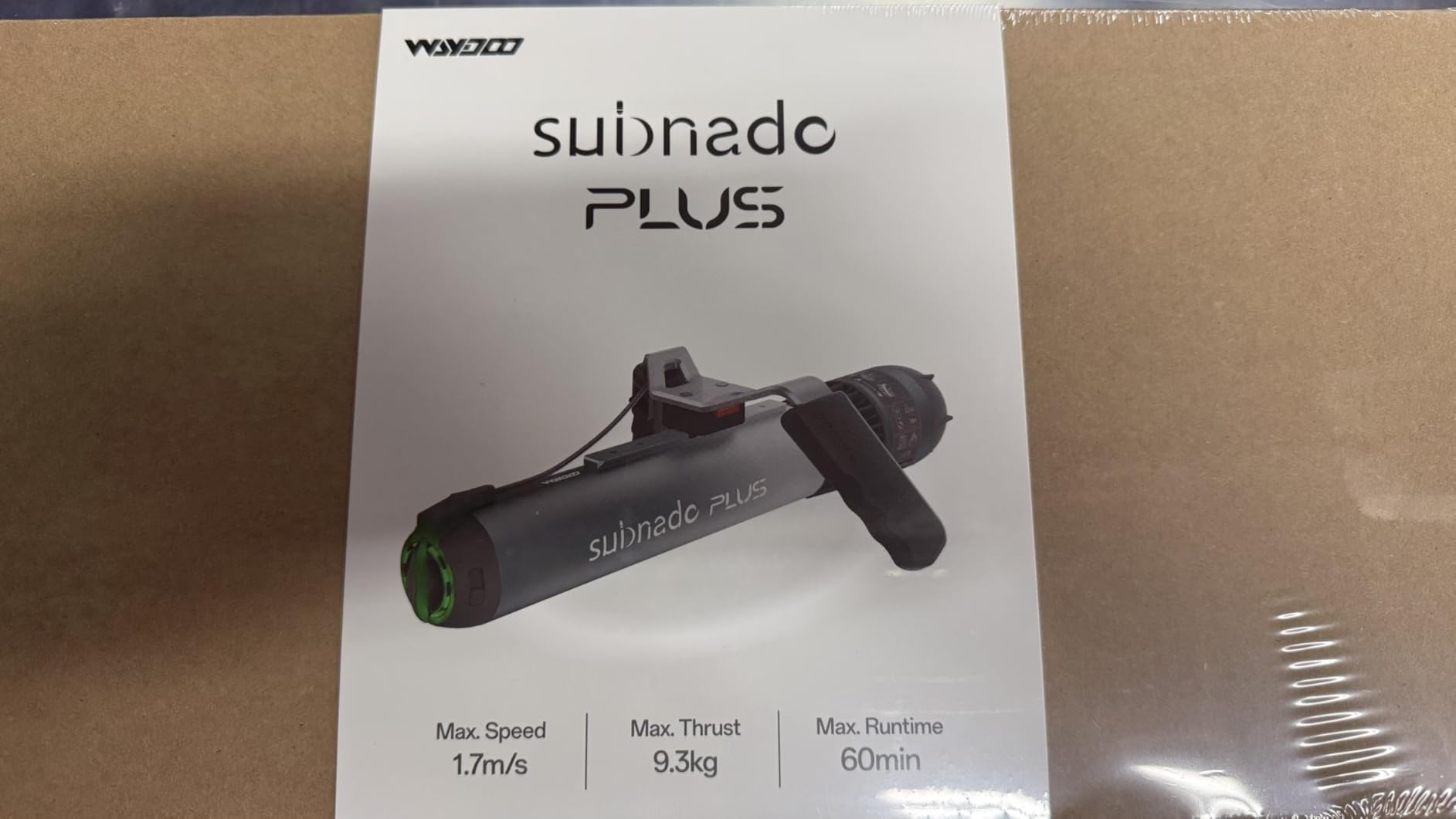 Waydoo Subnado Plus Underwater Scooter, 800W Motor Output and 144W Battery, 60 Minutes Max Runtime, Lightweight and Portable Sea Scooter with Bi-Directional Fast Charging for Snorkeling and Diving customer photo 1