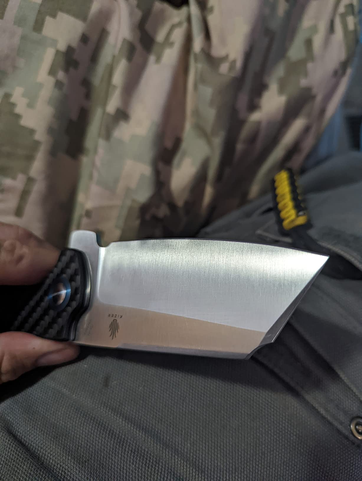Kizer C01C XL Sheepdog Pocket Knife, 3.9