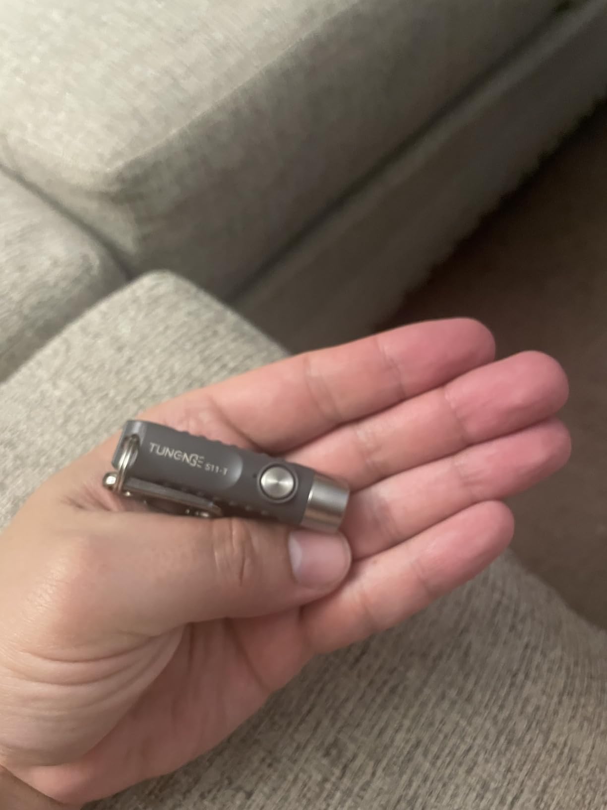 S11-T EDC Rechargeable Mini Keychain Flashlight,Pocket Light with Magnet | 500 Lumens,IP66 Waterproof, USB-C, Compact, Magnet, 5 Brightness Modes, Strobe, Emergency, Hiking, Repair, Daily customer photo 2
