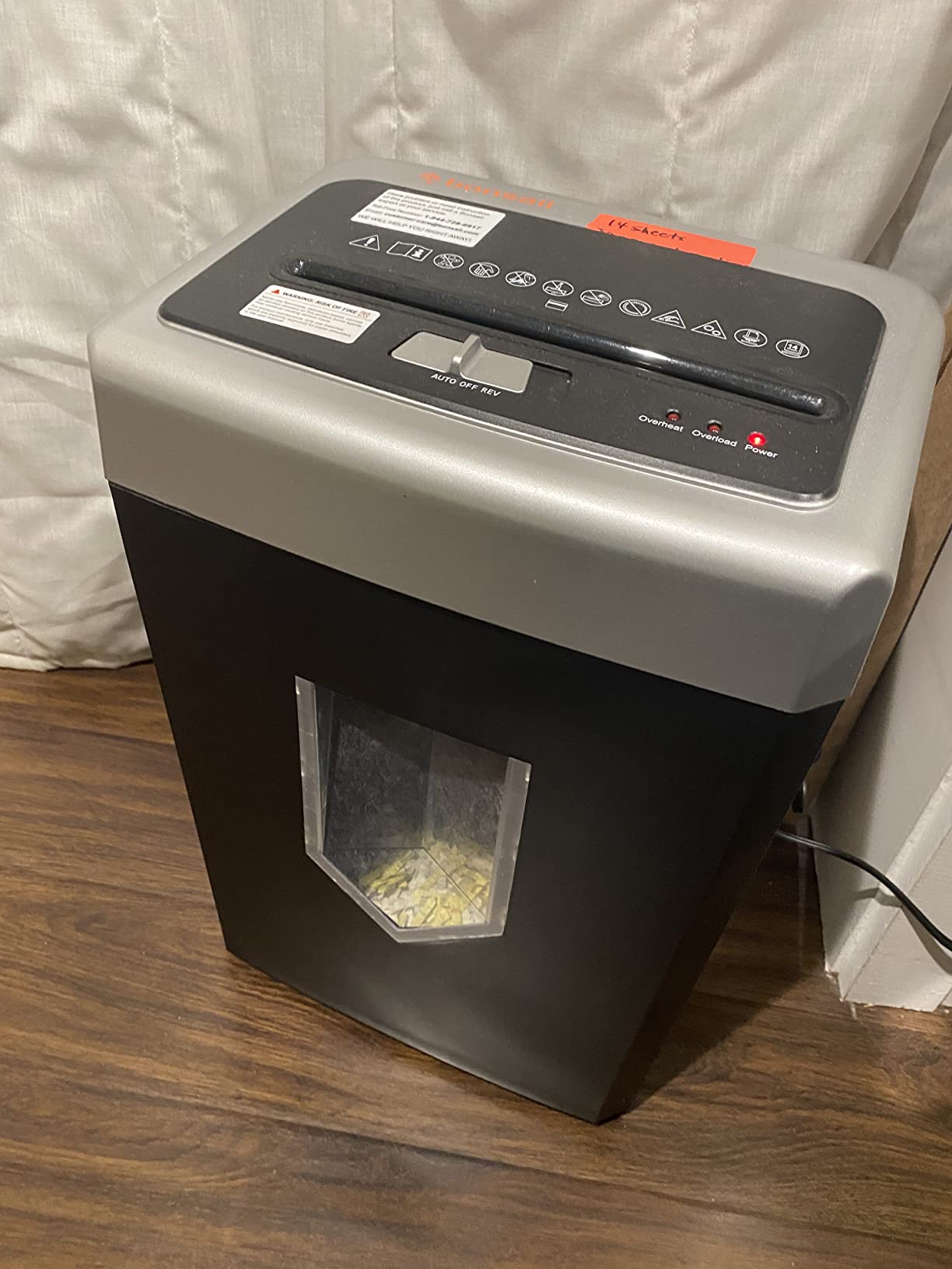 Bonsaii 200-Sheet Auto Feed Paper Shredder, 60-Min Nonstop Heavy Duty Shredders for Office, 8.1-Gal Bin, P4 High Security Micro Cut Large Commercial Paper Shredder for Business (C283-A New Version) customer photo 1