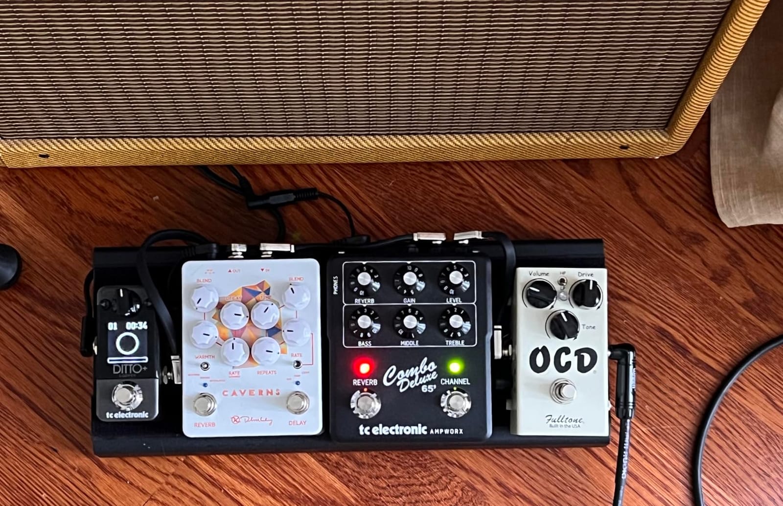 SONICAKE Small Guitar Pedal Board, 14