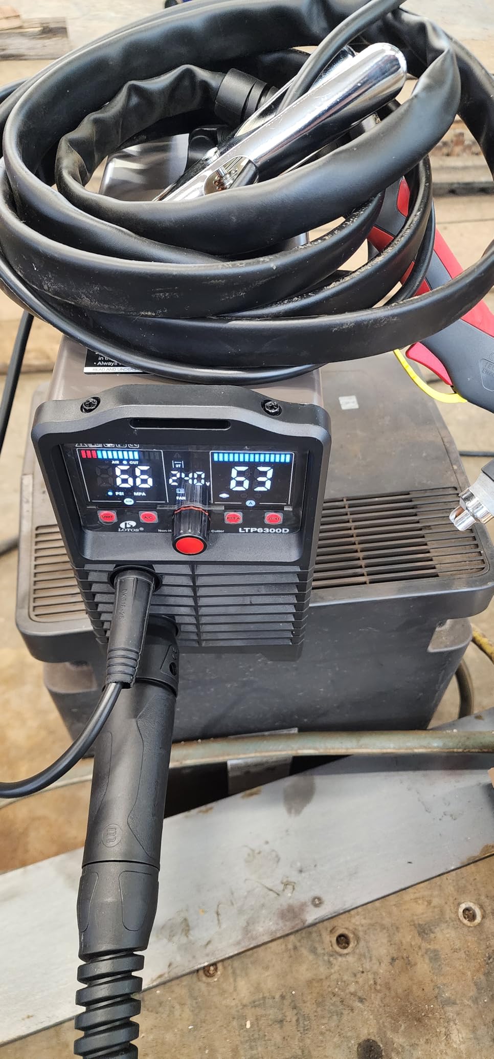 LTP6300DCNC 63A CNC Drag-Cut Blowback Plasma Cutter 110V/220V | Effortless tracking on automated tables or stencils | Slices 3/4-inch steel cleanly with zero electrical noise customer photo 1