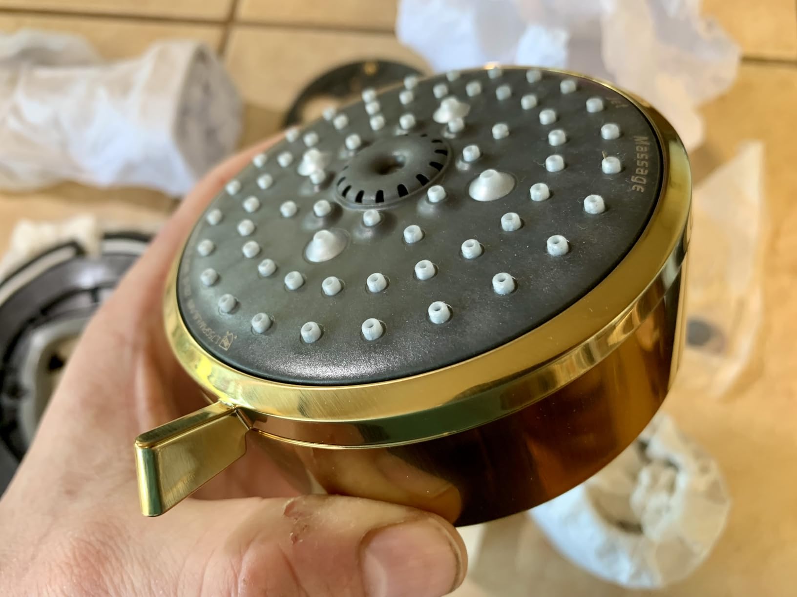 GROHE Cubeo Tub and Shower Trim, Pressure Balance, StarLight Chrome customer photo 2