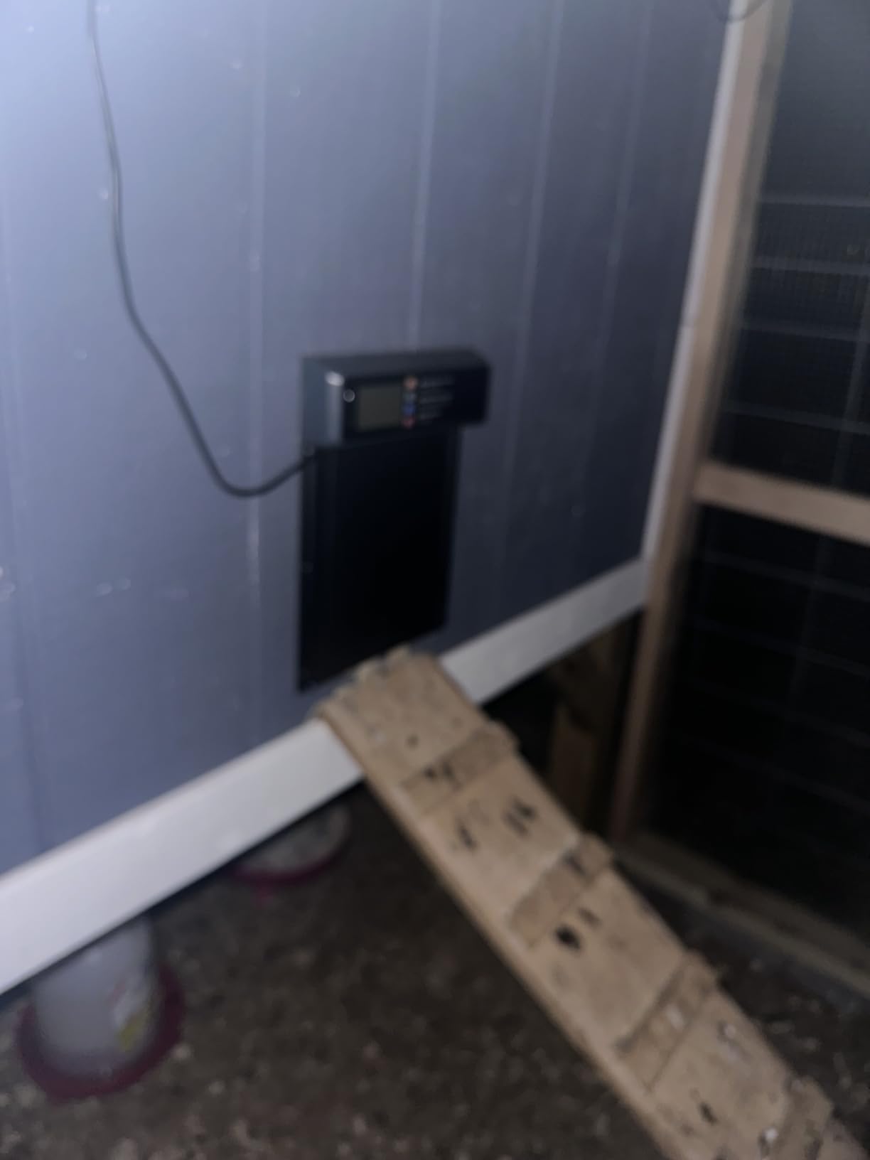 Large Automatic Chicken Coop Door Solar Powered with Timer & Light Sensor | 4000MAh Internal Battery, Automatic Coop Door with Remote & Anti-Pinch Function, Automatic Chicken Door Made of Al-Alloy customer photo 2