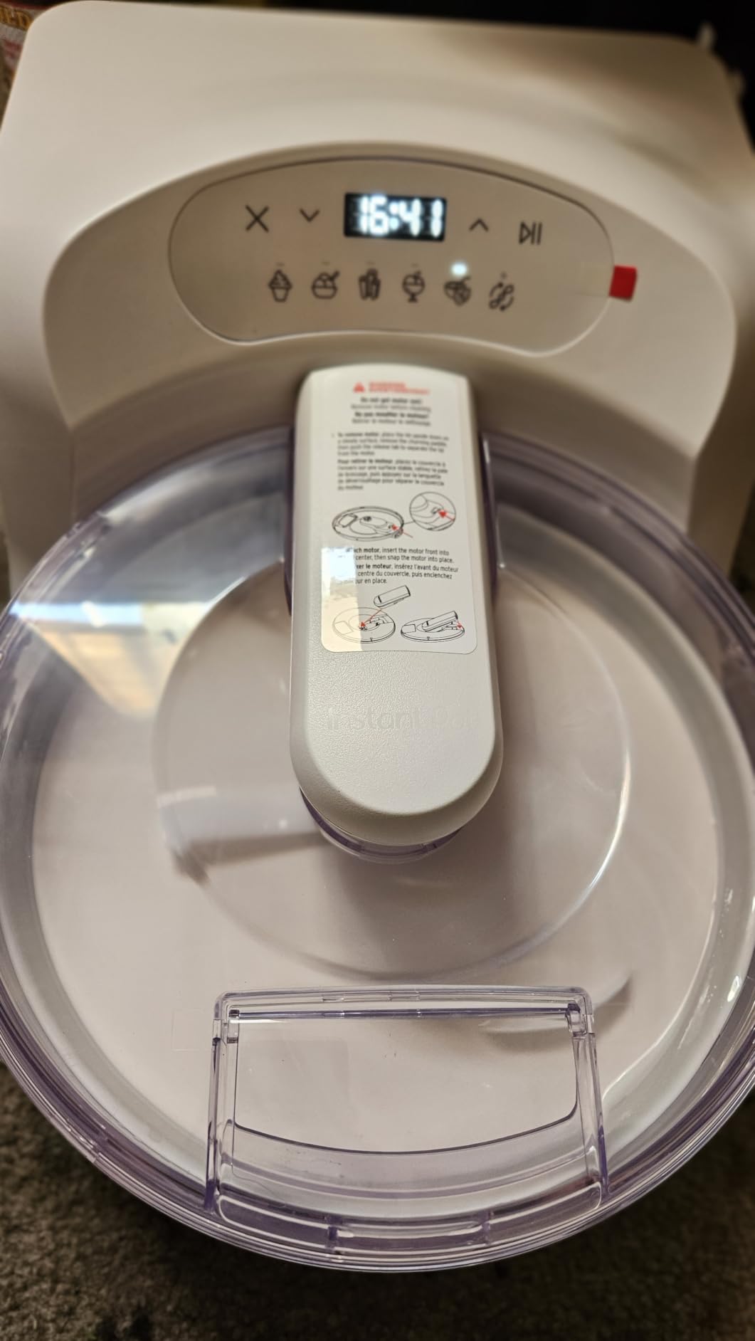 Instant Pot InstantChill 6-in-1 Ice Cream Maker in Minutes | No pre-freezing, make gelato, sorbet, non-dairy, soft-serve, hard and rolled ice cream in 20 minutes or less, plus mix ins! customer photo 1