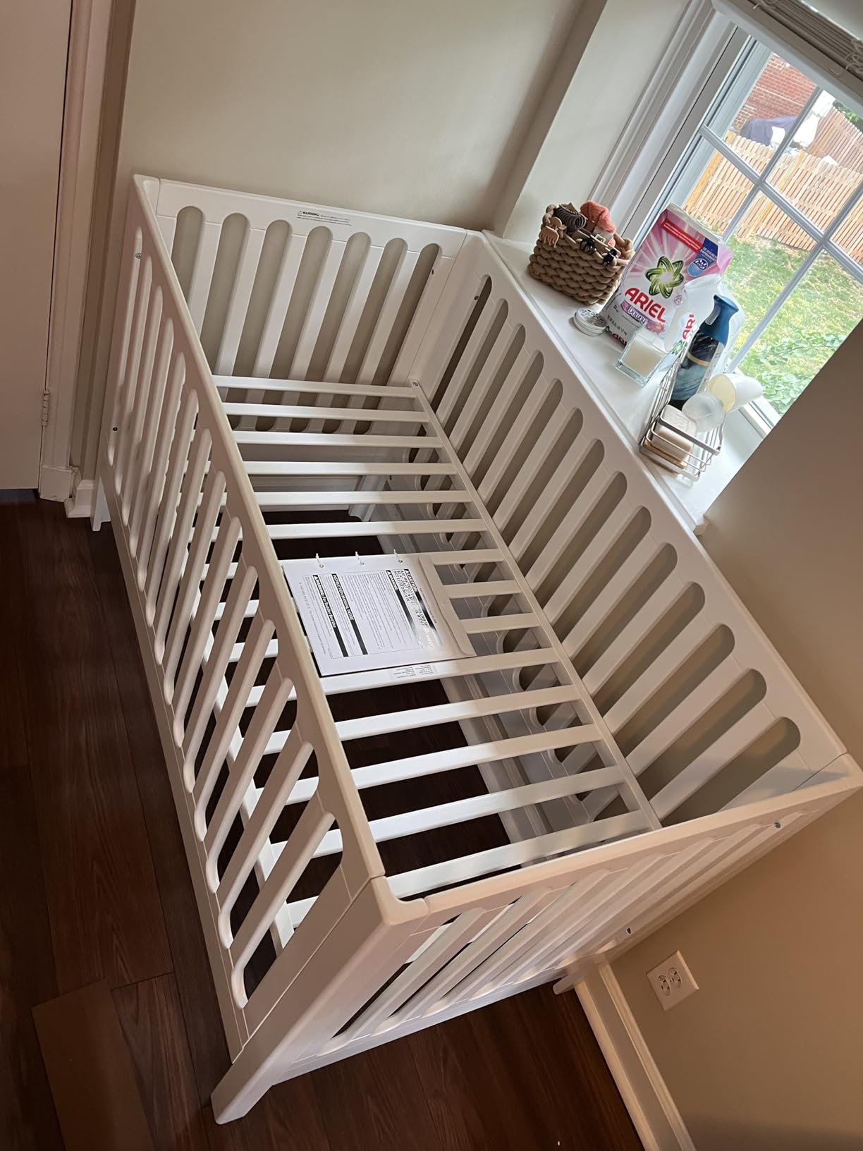 Newton Baby Galileo 3-in-1 Convertible Standard Crib - Natural/Dove 2-Tone customer photo 2
