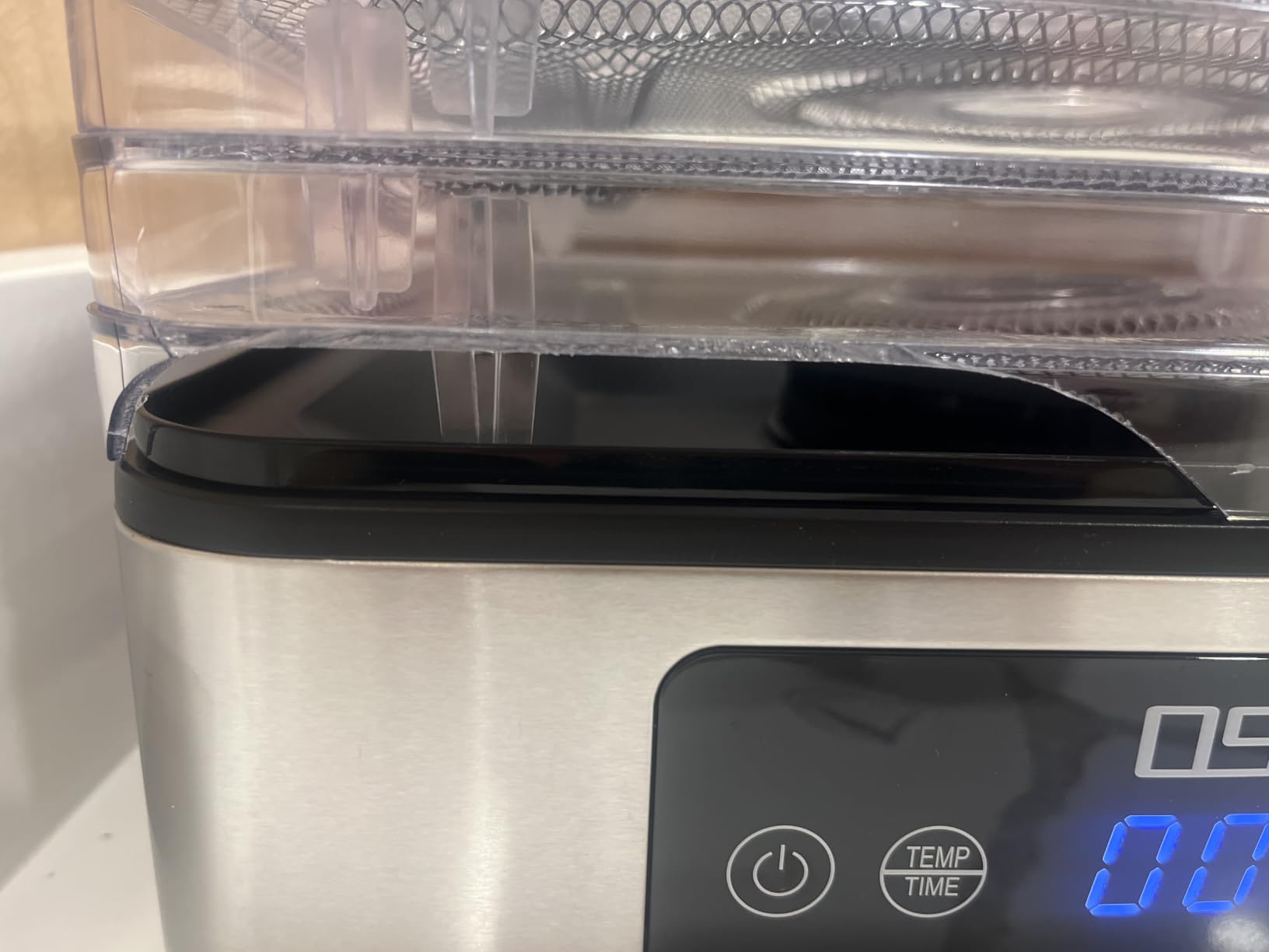 OSTBA Food Dehydrator, 5 Stainless Steel Trays, 400W, 160°F Temp Control | 95-160℉ Temp | 48H Timer | 360° Airflow | Adjustable Trays | BPA-Free | Dishwasher Safe | Low Noise | ETL | Recipe Included customer photo 1