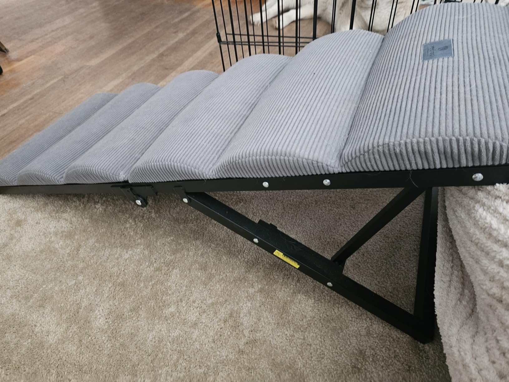Veehoo Dog Ramp for Bed Couch Small Large Dogs, Foldable Pet Ramp 12
