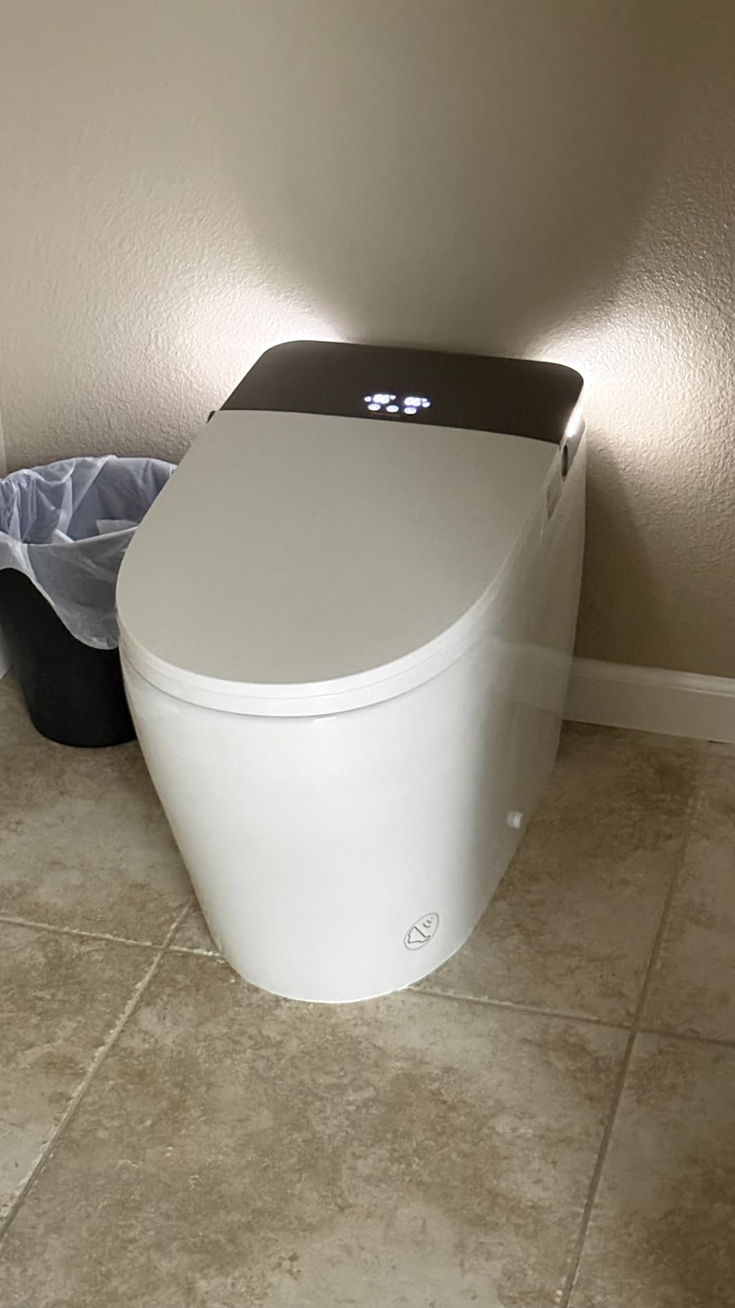 DeerValley Smart Toilet with Bidet Built in, Auto Open/Close, Foam Shield | Built in Tank & Pump Assisted, 1000g MaP Auto Flush, ADA Height, Hot & Cold Bubble Spa Wash, Ultra Hygiene System, ECO Mode customer photo 1