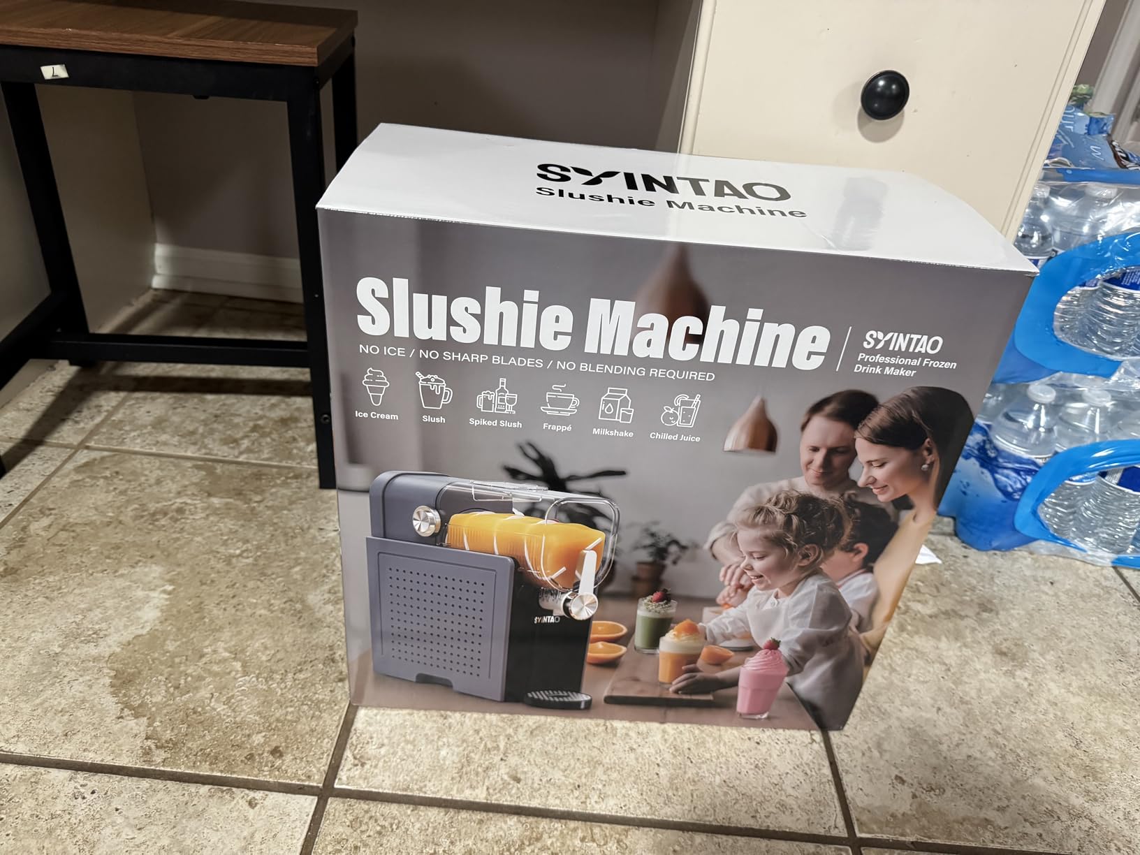 2-in-1 Slushie & Soft Serve Ice Cream Machine for Home, No Ice Needed customer photo 1