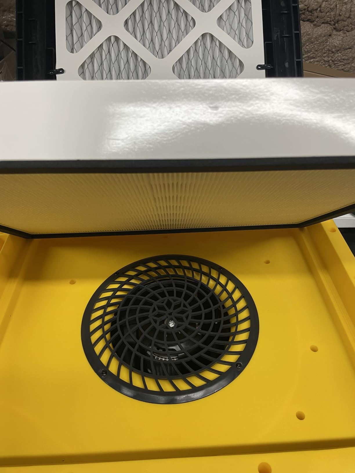 Air Scrubber 600 CFM with 4-Stage Filtration HEPA Negative Air Machine | Stackable, Heavy Duty, Airborne Cleaner Scrubber for Home, Industrial and Commercial Use, Water Damage Restoration Equipment customer photo 2