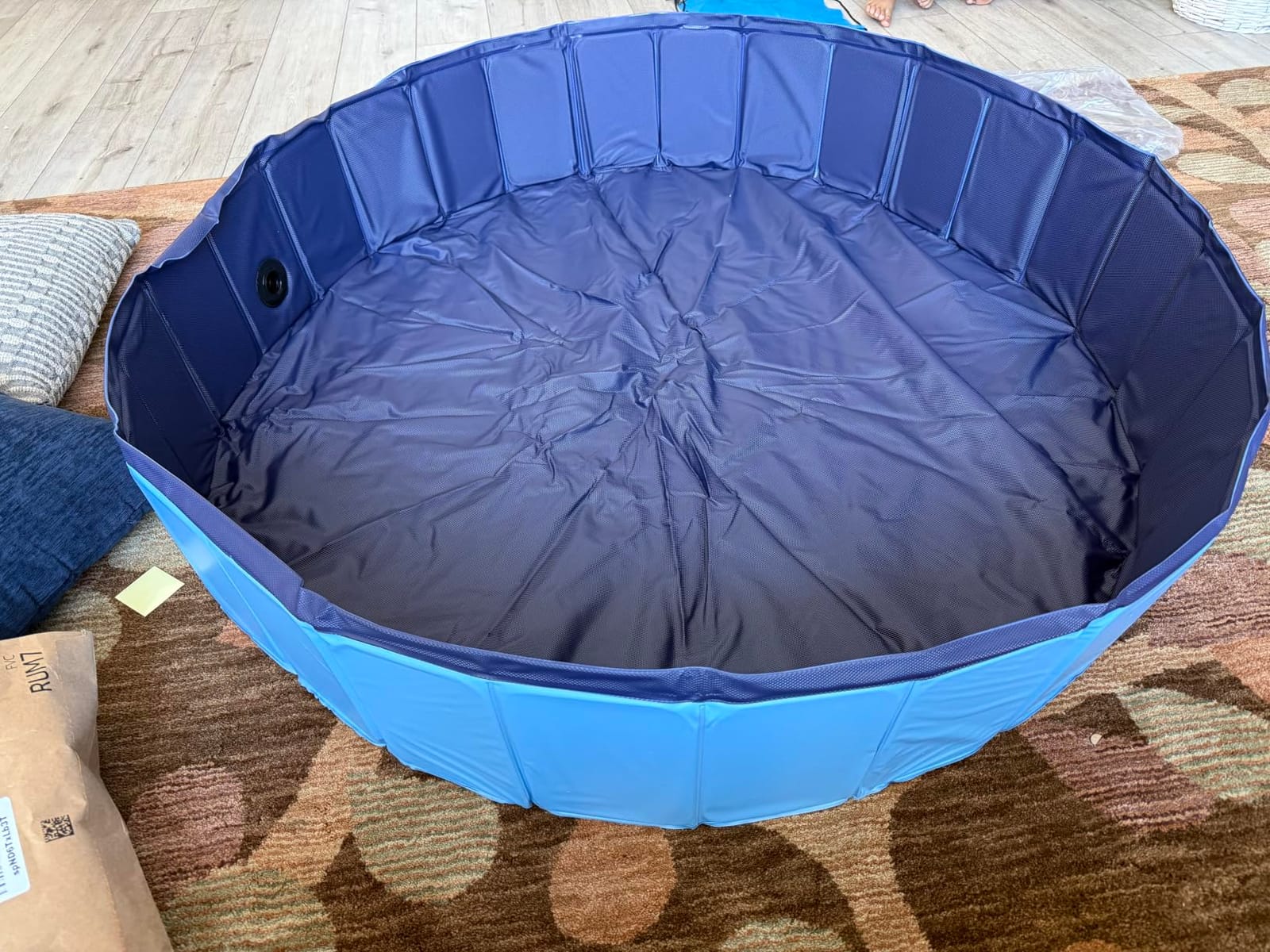 Kids Foldable Portable Sandbox, Large 48'' Sand Box for Outdoor Indoor Use | Easy Setup & Storage, Waterproof & Easy to Clean, Portable Carry Bag, Sand Pit for Backyard Balcony Park Beach Camping customer photo 1