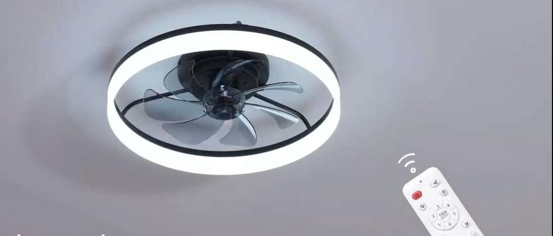 Smart Ceiling Fans with Light and Remote, 20
