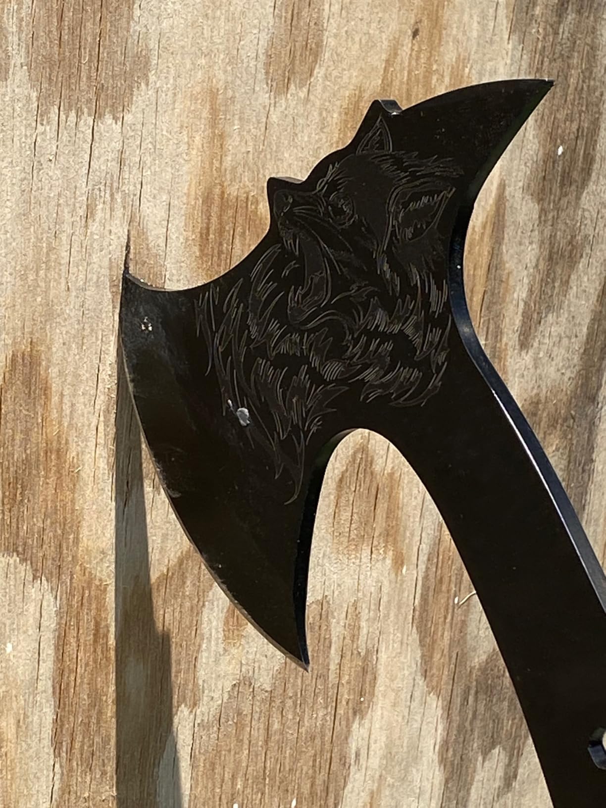 3 Pack Throwing Axe Set, Full Tang Stainless Steel Throwing Tomahawk Throwing Hatchet, 3 Pack Throwing Knives Set with Bottle Opener and Nylon Sheath for Backyard Recreation and Competition customer photo 2