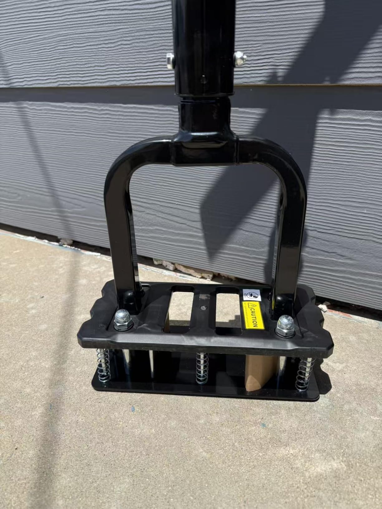 Manual Lawn Aerator Tool, 15-Spike Step-On Aerator for Small Lawns - Spring-Assisted Plate Helps Clear Grass Blades, Leaves, and Loose Soil, Dual 3mm Metal Layers customer photo 1