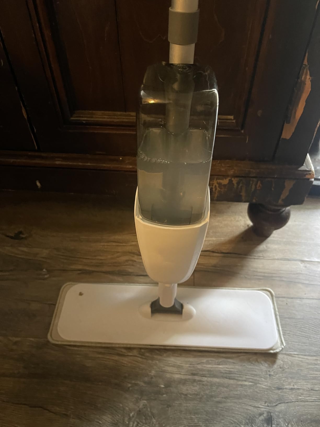Handheld Steam Cleaner, Portable Deep Cleaning Steamer for Multi-Surface | 1500ml Water Tank, 15s Heat-Up, 3-Level Adjustable Steam for Cleaning Kitchen, Bathroom, Furniture, Windows, BBQ, Car, White customer photo 1