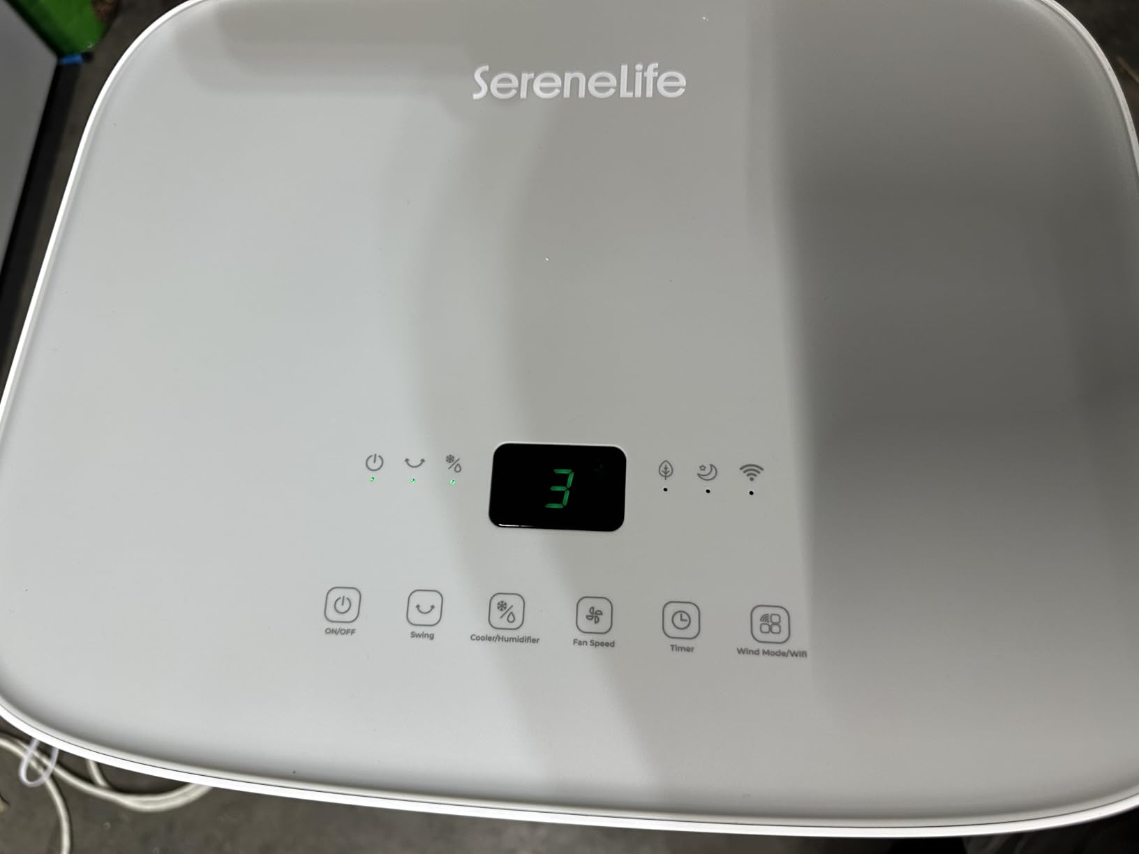 SereneLife 3200 CFM Wi-Fi Air Cooler customer photo 1