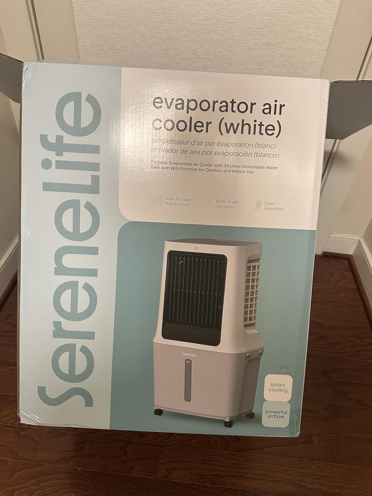 SereneLife 3200 CFM Wi-Fi Air Cooler customer photo 2