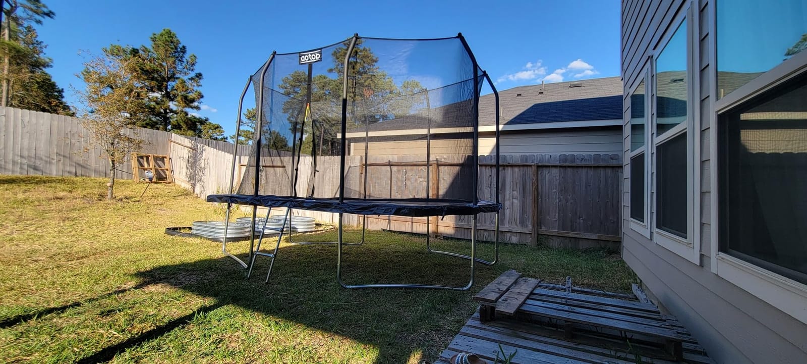 AOTOB 12 FT/14 FT Rectangle Trampoline with Net | Perfect Outdoor Rectangular Trampolines for Kids - Gymnastics Style Tranpoline with Enclosure & Ladder , Max Load 440 lbs customer photo 1