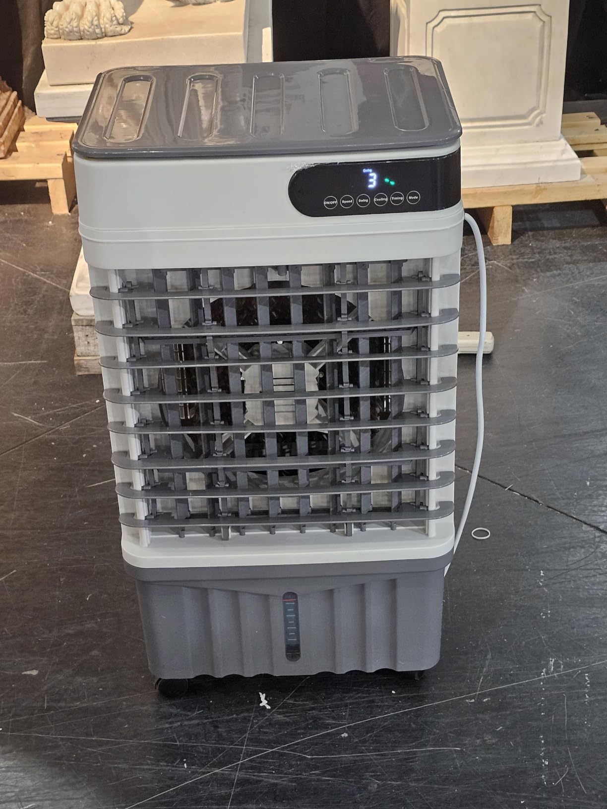 Tehanld 4000 CFM Swamp Cooler Air Conditioner, 18 Gal Water Tank customer photo 1
