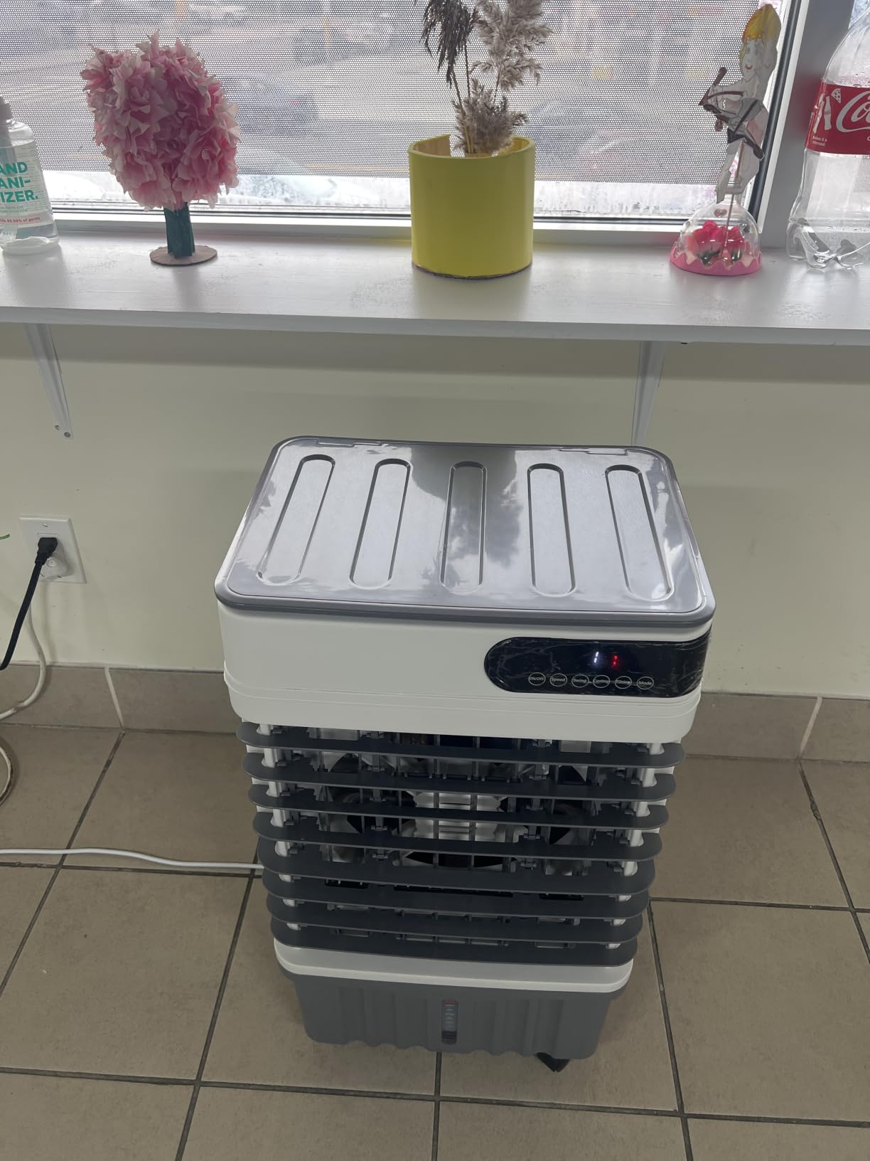 4000 CFM Evaporative Air Cooler, 13.8 Gal Portable Swamp Cooler customer photo 1