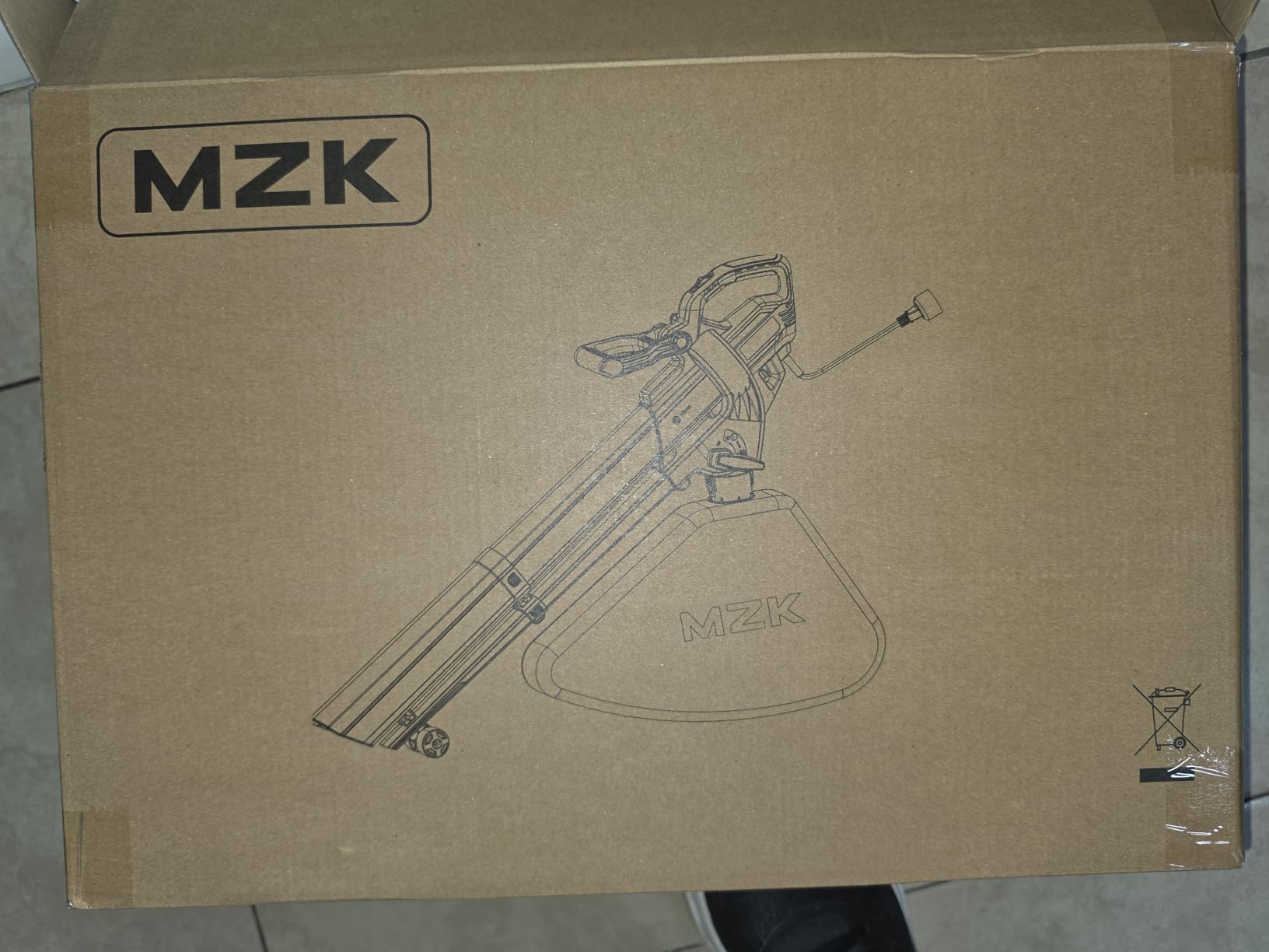MZK 3-in-1 Electric Leaf Blower Corded, Leaf Vacuum and Leaf Mulcher, 460 CFM, 167 MPH Airflow, Corded Blowers with 40L Leaf Collection Bag for Yard, Garden, LB67M customer photo 1