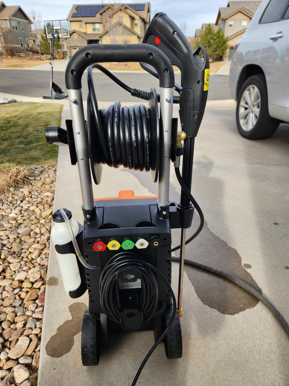 Gas Powered Pressure Washer 4200 PSI Gas Power Washer 4.0 GPM 212CC Commercial High Pressure Washer, with Spray Gun and Extension Wand, 5 Quick Connect Nozzles, Copper Pump, EPA/CARB/ETL customer photo 2