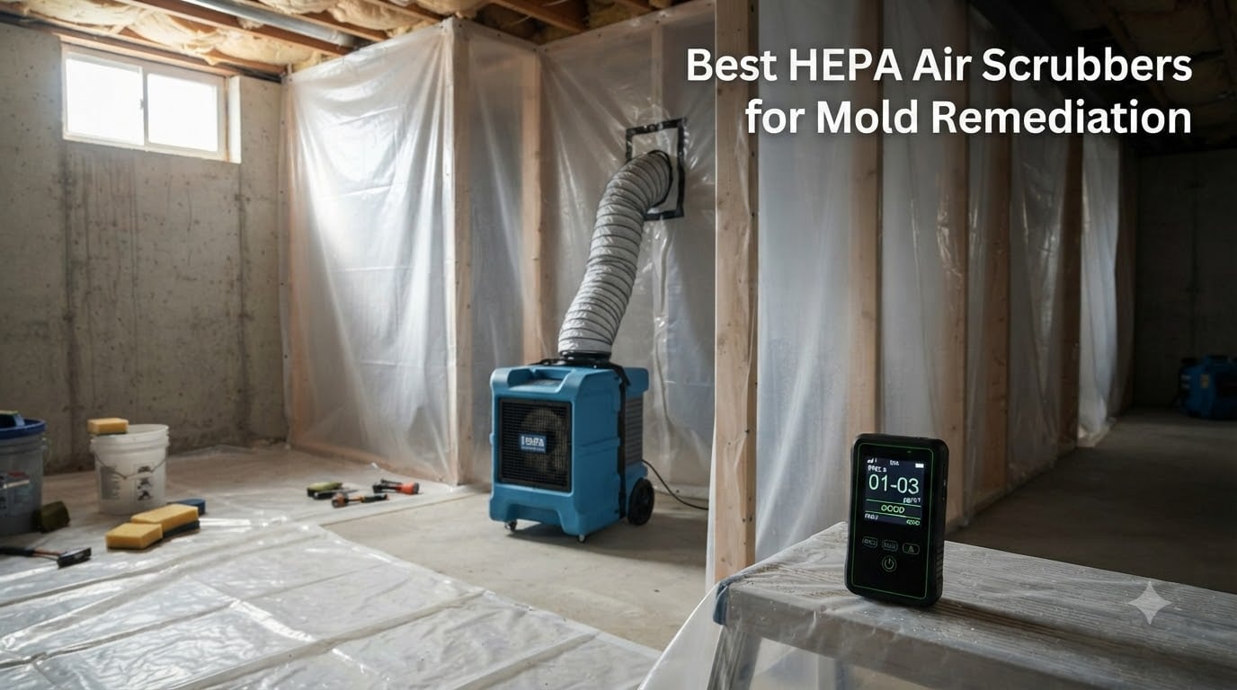 Best HEPA Air Scrubbers for Mold Remediation