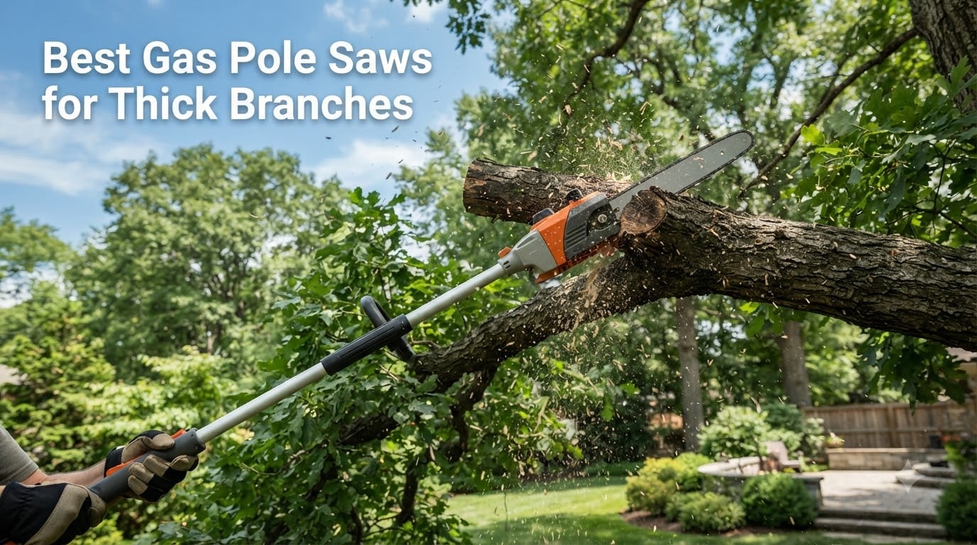 Best Gas Pole Saws for Thick Branches