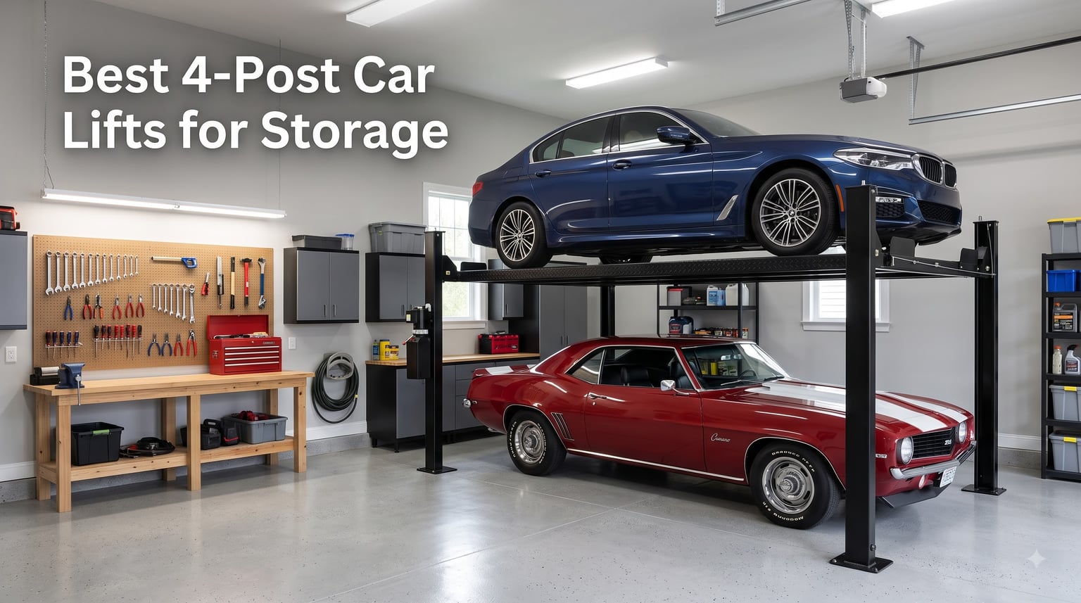 Best 4-Post Car Lifts for Storage