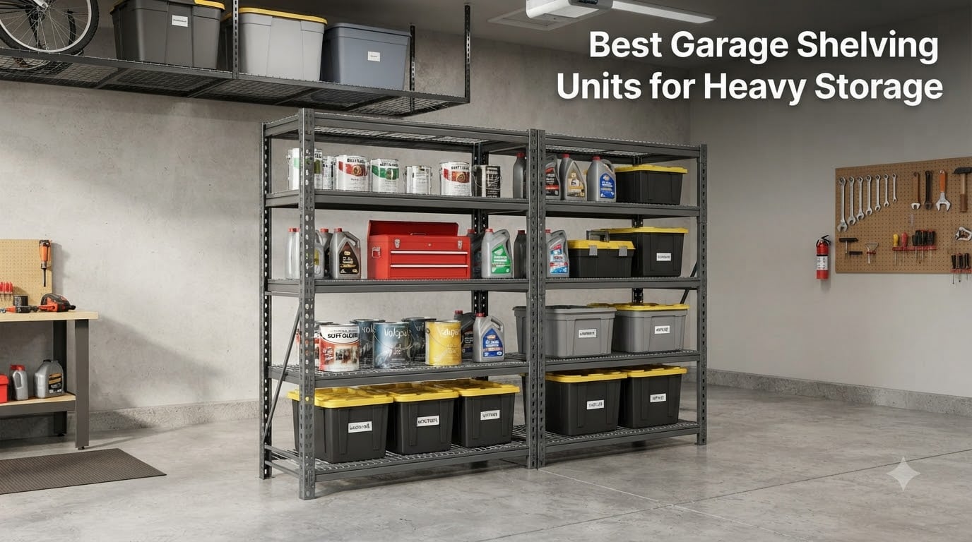 Best Garage Shelving Units for Heavy Storage