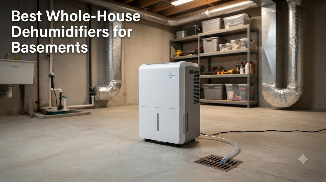 Best Whole-House Dehumidifiers for Basements