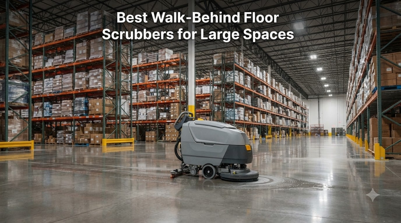 Best Walk-Behind Floor Scrubbers for Large Spaces