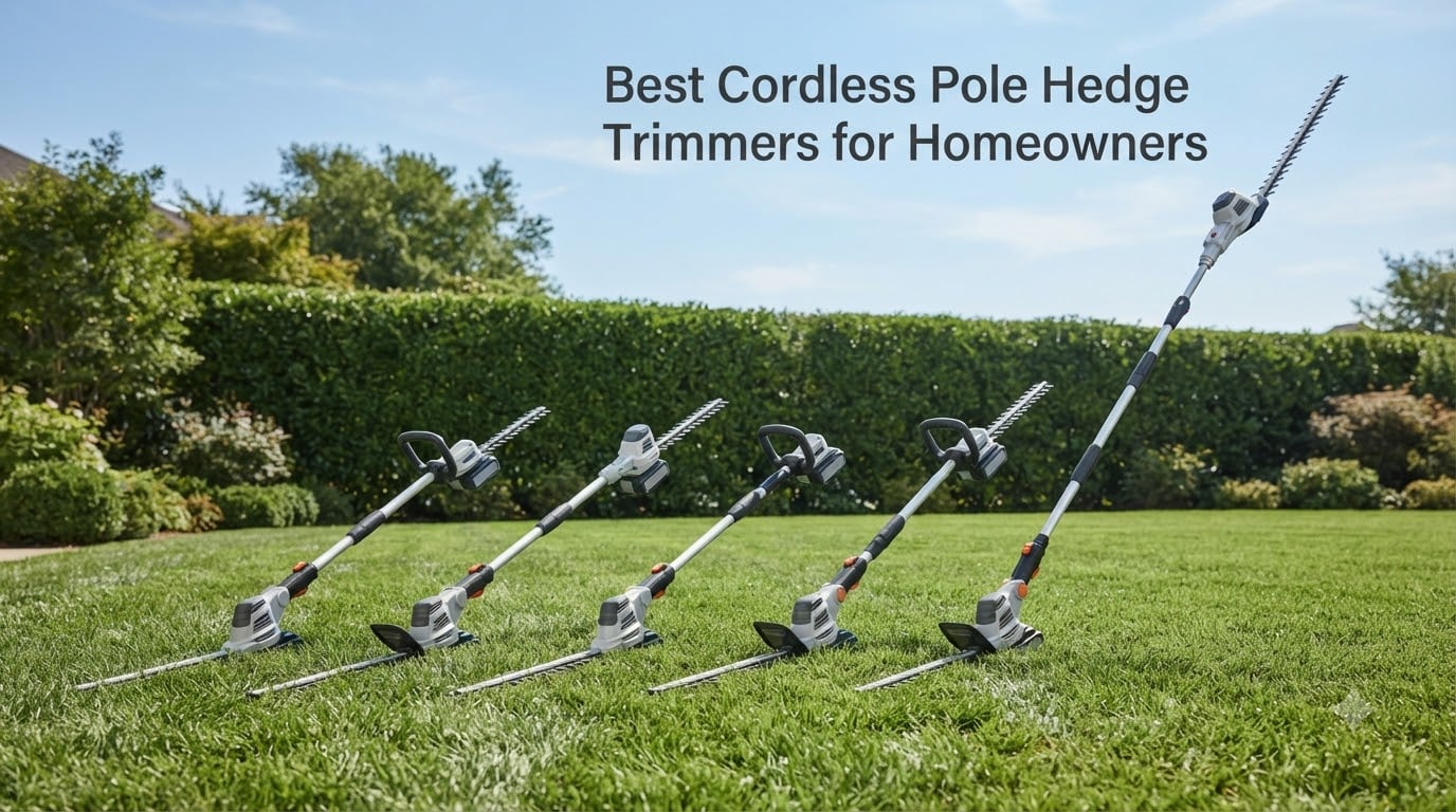 Best Cordless Pole Hedge Trimmers for Homeowners