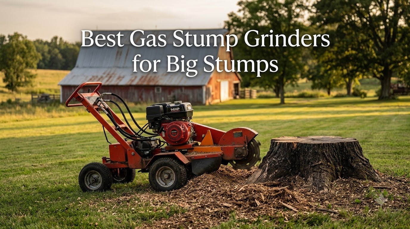Best Gas Stump Grinders for Big Stumps