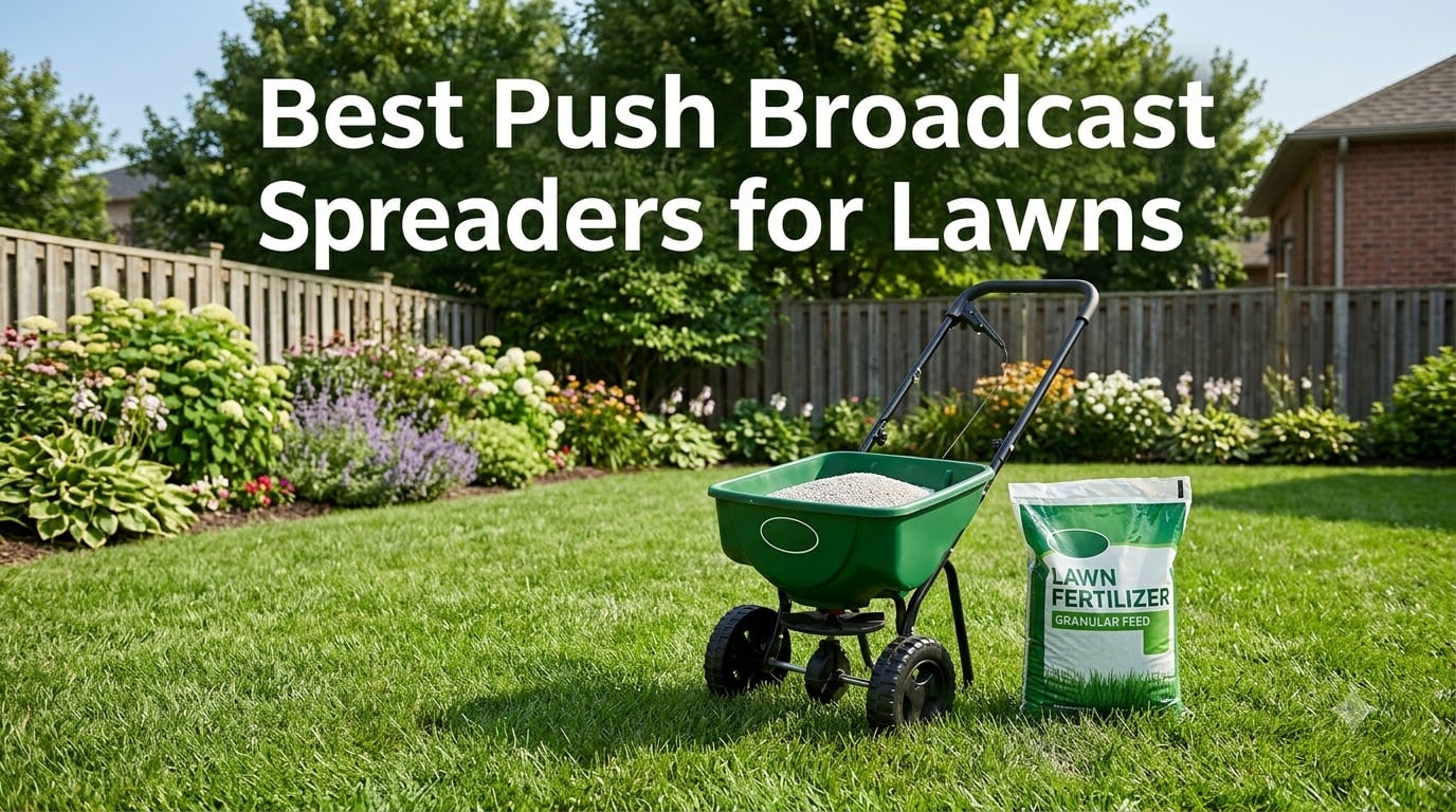 Best Push Broadcast Spreaders for Lawns