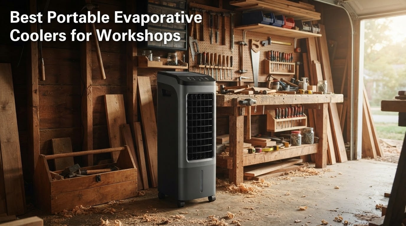 Best Portable Evaporative Coolers for Workshops