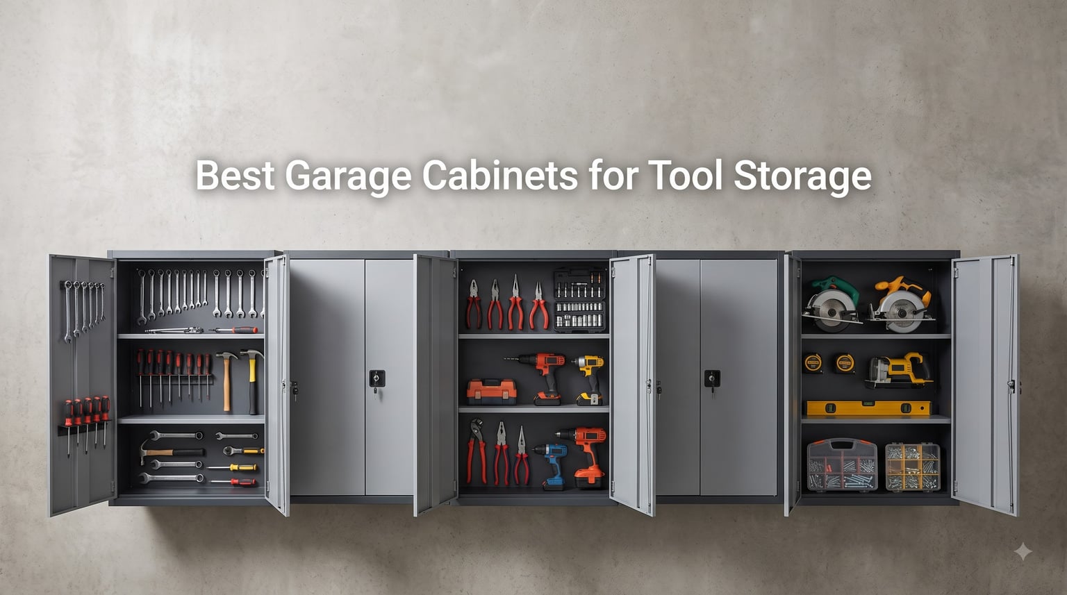 Best Garage Cabinets for Tool Storage