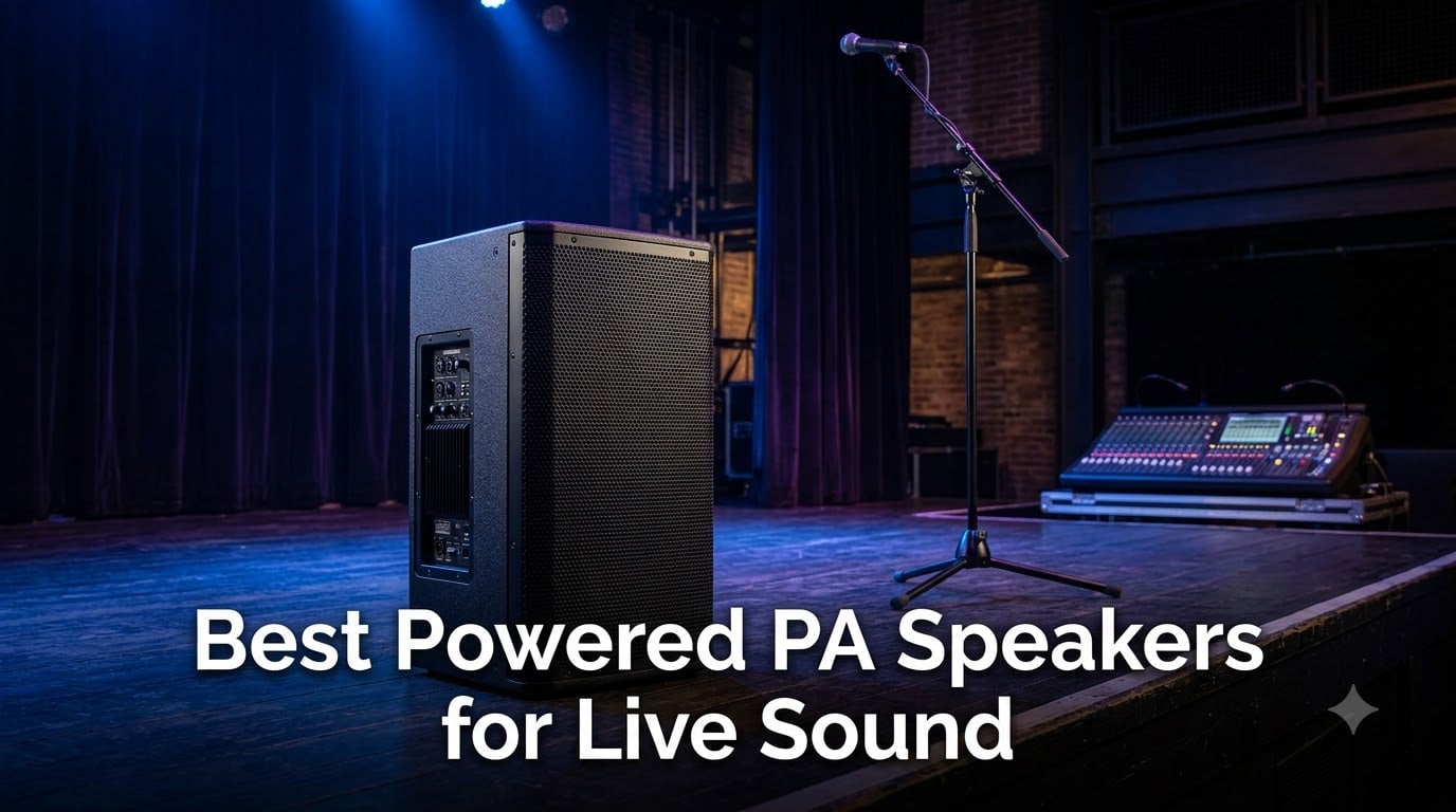 Best Powered PA Speakers for Live Sound