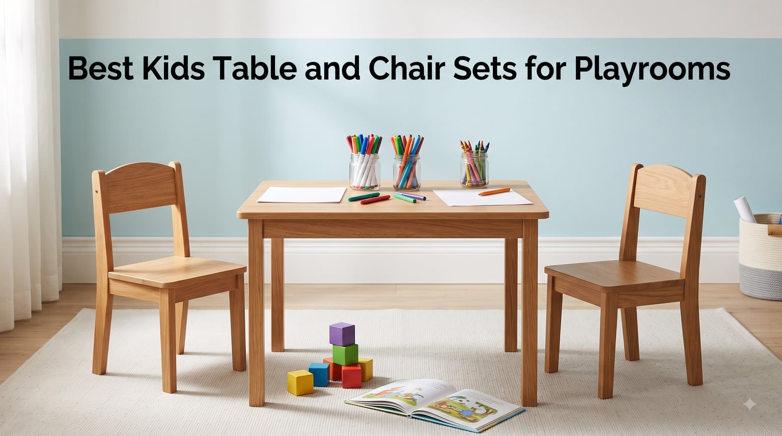Best Kids Table and Chair Sets for Playrooms