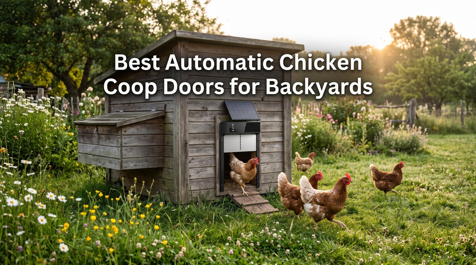 Best Automatic Chicken Coop Doors for Backyards