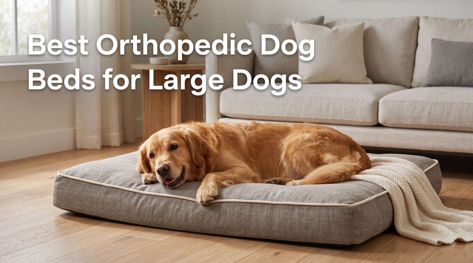 Best Orthopedic Dog Beds for Large Dogs
