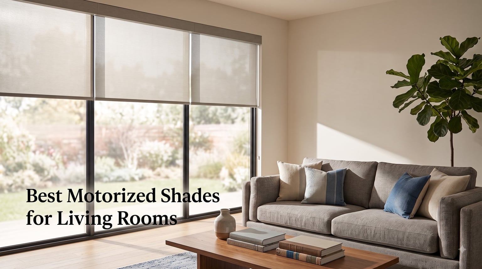 Best Motorized Shades for Living Rooms