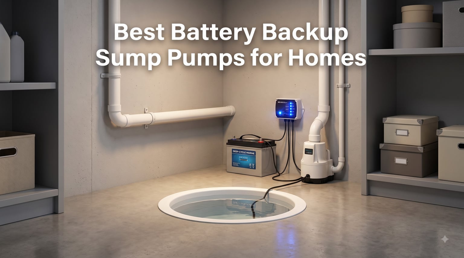 Best Battery Backup Sump Pumps for Homes