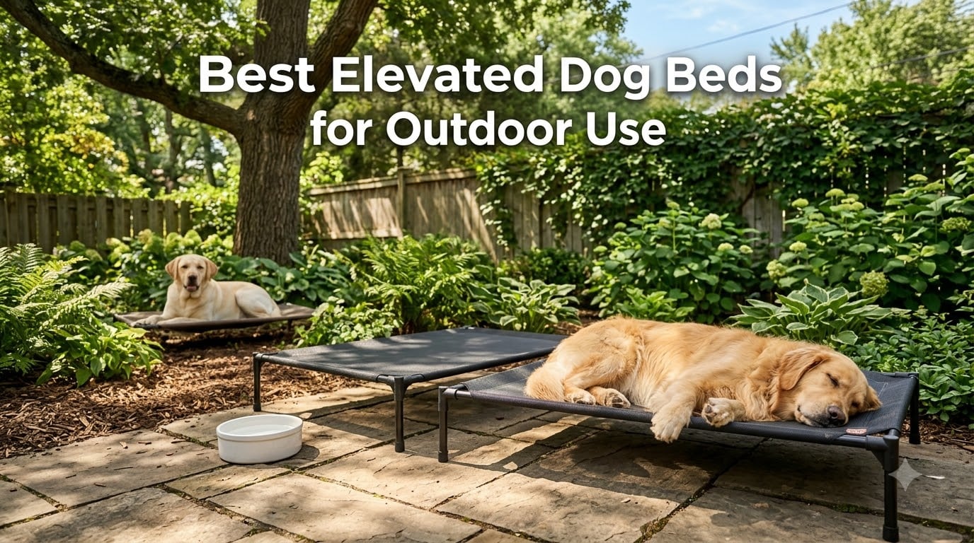 Best Elevated Dog Beds for Outdoor Use
