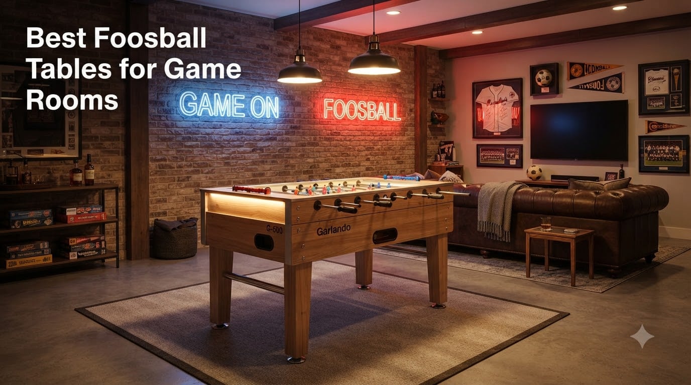 Best Foosball Tables for Game Rooms