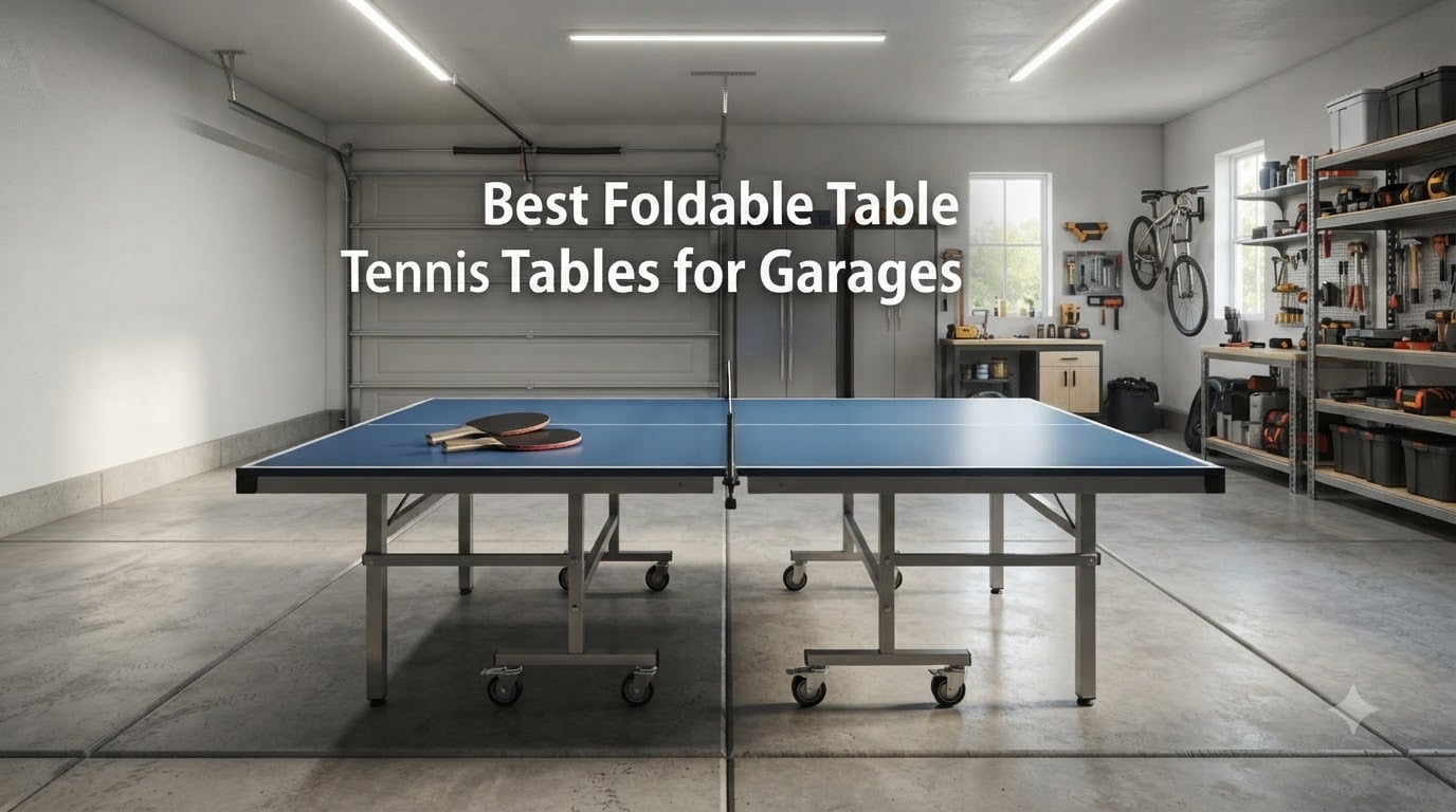 Best Foldable Table Tennis Tables for Garages
